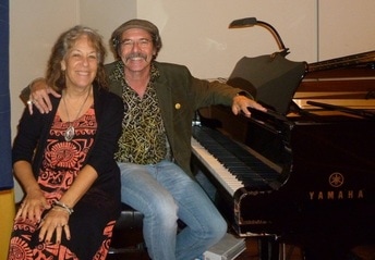 Joanne and Herb at the piano